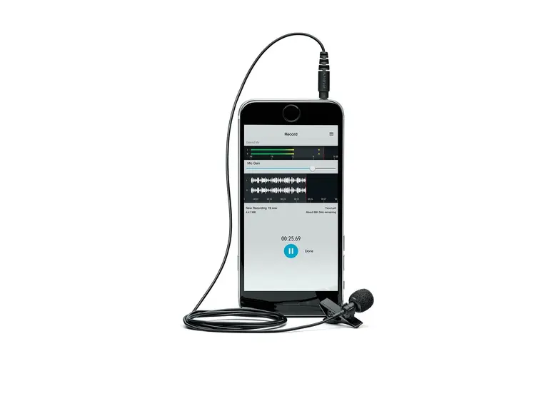 SHURE MVL Lavalier Mic for Smartphones 